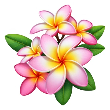 plumeria sticker