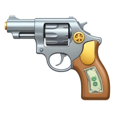 money gun sticker