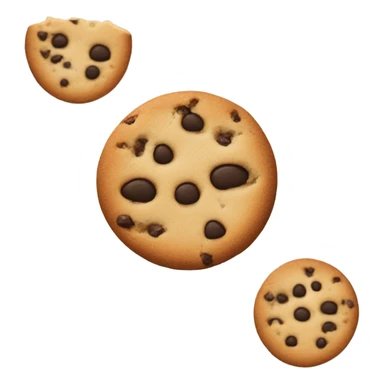 Plain Half black and half white cookie  sticker
