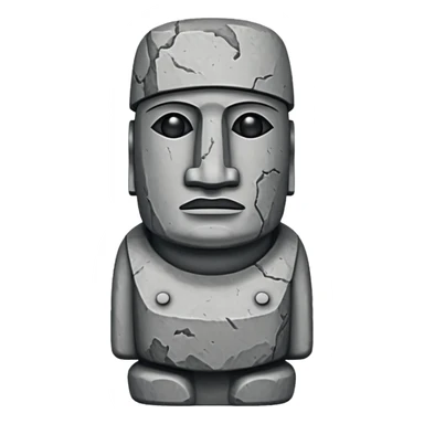 Sigma moai sticker