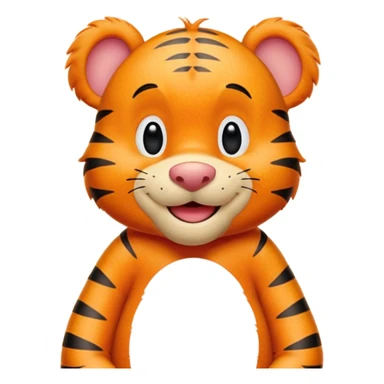 Tigger from the animated series Winnie the Pooh and Tigger Too sticker