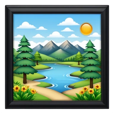 Nature 128x128 sticker