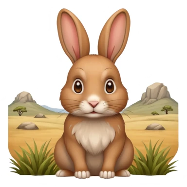 Un lapin des savannes sticker
