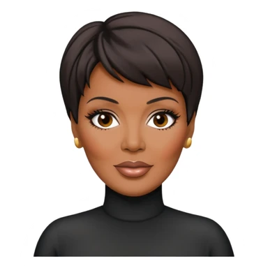 Kris Jenner but black sticker