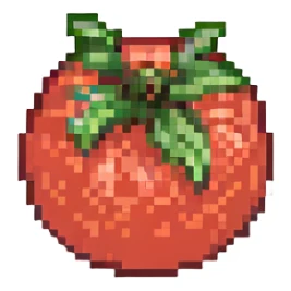 a tomato sticker