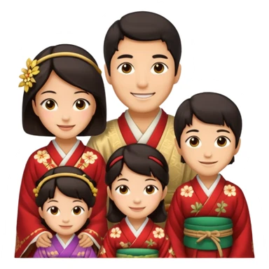 japan family sticker