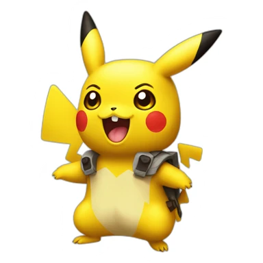 Pikachu hallowen sticker