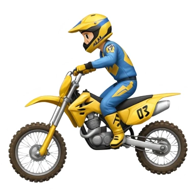 Moto cross sticker