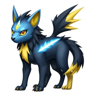 Manectric-Luxray-hybrid-creature sticker