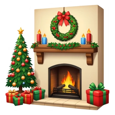 Christmas home sticker