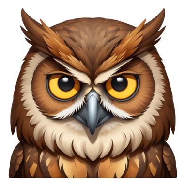 Old owl commander sticker