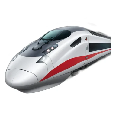 French high speed train sticker