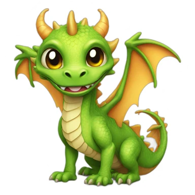 dragon cute Surrealism sticker