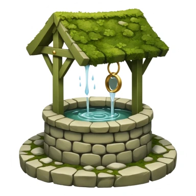 wishing well sticker