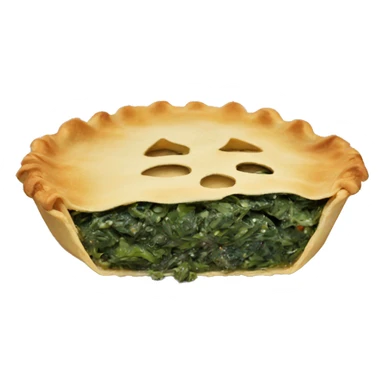 Greek spinach pie sticker