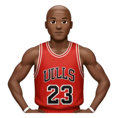 Michael Jordan number 23 sticker