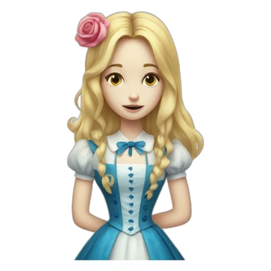 alice-wonderland-dead sticker