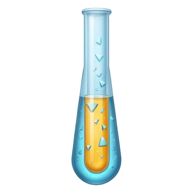 cracks on the  Test Tube sticker