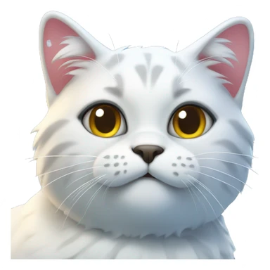 Cat on ice loud  sticker