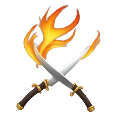 Épée de feu sticker