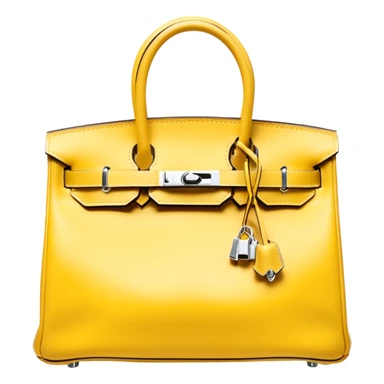 light yellow hermes birkin bag sticker