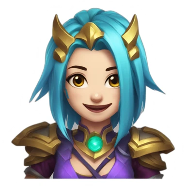 jinx league of legends sticker