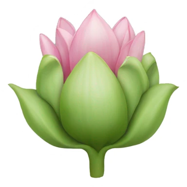 Elephant lotus flower bud  sticker
