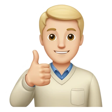 trump thumbs up sticker