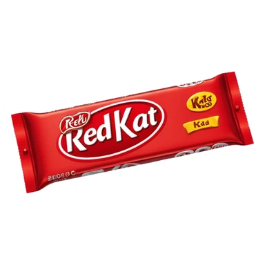 Red Kit Kat candy bar sticker