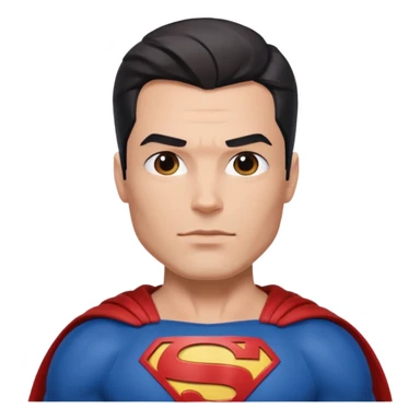 Superman emoji sticker