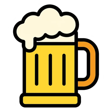 beer mug sticker