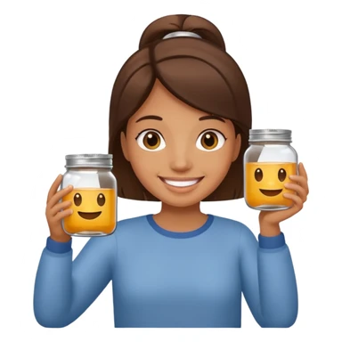 People Holding Jar sticker