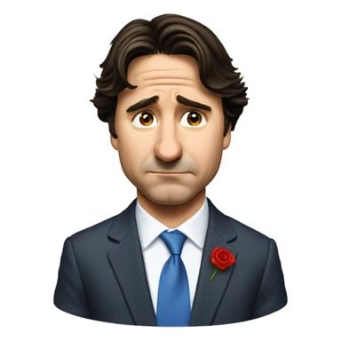 Justin Trudeau crying sticker