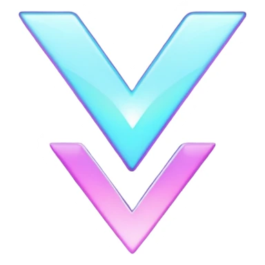 holographic purple checkmark sticker