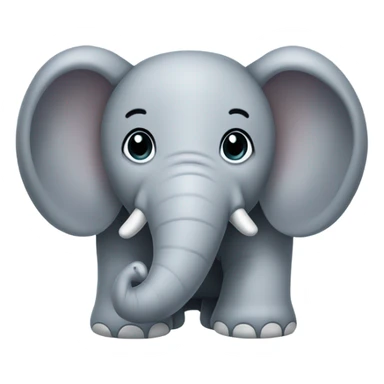 jellycat elephant  sticker