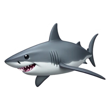 Shark with a pink tutu  sticker