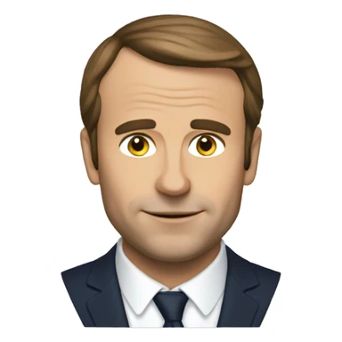 Macron qui dors sticker