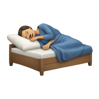 snoring woman. sticker