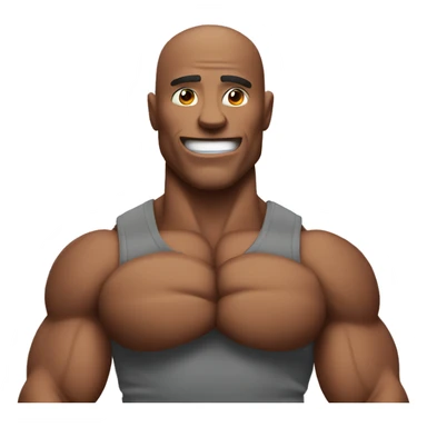 Muscle man flex sticker
