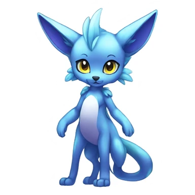 Shiny Anthro Sona Fakemon Nebula Full Body sticker