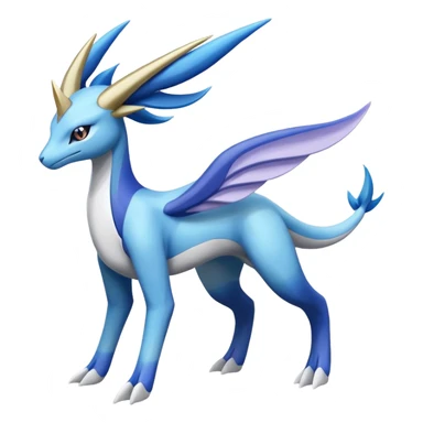 Cresselia-Suicune-Amaura-Dialga-fusion sticker