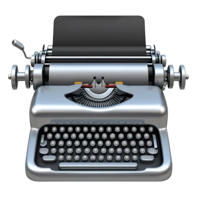 robot typewriter emoji sticker