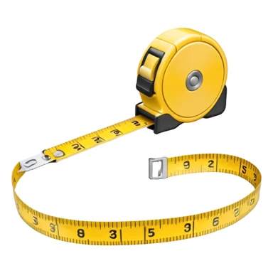  rolled out measure tape sticker