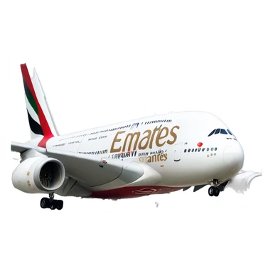 A380 plane emirates  sticker