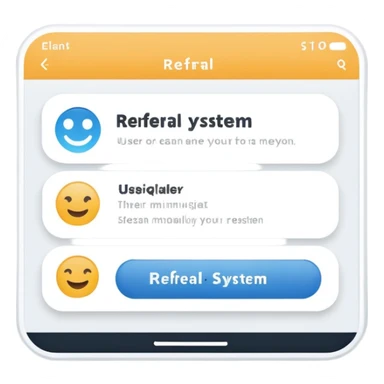 referal system sticker