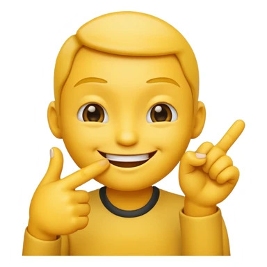 Emoji smirking and pinching fingers  sticker