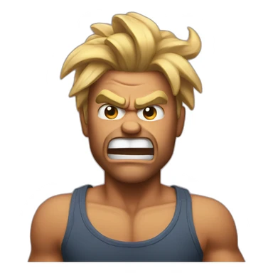 pulling hairs anger sticker