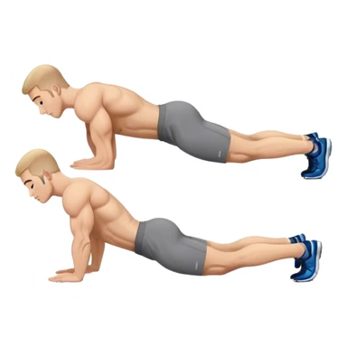 side-view man weighted glute-bridges sticker