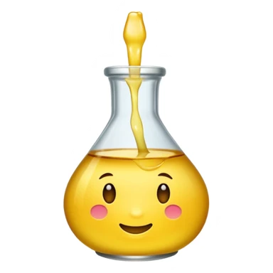 une bouteille d’eau rempli d’un liquide jaune sticker