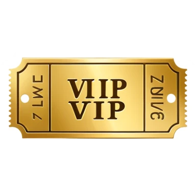 Ticket VIP sticker